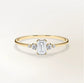 Verlobungsring Gelbgold 585 mit Diamanten I BELLA EMERALD
