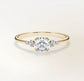 Verlobungsring Gelbgold 585 mit Diamanten I BELLA