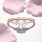 Verlobungsring Roségold 585 mit Diamanten I BELLA HERZ