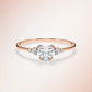 Verlobungsring Roségold 585 mit Diamanten I BELLA HERZ