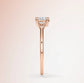 Verlobungsring Roségold 585 mit Diamanten I BELLA HERZ