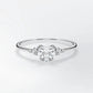 Verlobungsring Platin 950 mit Diamanten I BELLA HERZ