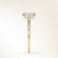 Verlobungsring Gelbgold 585 mit Diamanten I BELLA OVAL