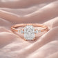 Verlobungsring Rosegold 585 mit Diamanten I BELLA RADIANT