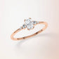 Verlobungsring Rosegold 585 mit Diamanten I BELLA RADIANT
