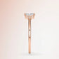 Verlobungsring Rosegold 585 mit Diamanten I BELLA RADIANT