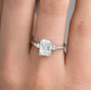 Verlobungsring Platin 950 mit Diamanten I BELLA RADIANT