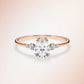 Verlobungsring Roségold 585 mit Diamanten I BELLA TROPFEN