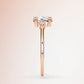 Verlobungsring Roségold 585 mit Diamanten I BELLA TROPFEN