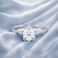 Verlobungsring Weißgold 585 mit Diamanten I BELLA TROPFEN