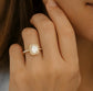 Verlobungsring Gelbgold 585 mit Diamanten I DOLCE EMERALD PAVE