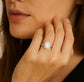Verlobungsring Rosegold 585 mit Diamanten I DOLCE EMERALD PAVE