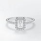 Verlobungsring Platin 950 mit Diamanten I DOLCE EMERALD PAVE