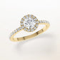 Verlobungsring Gelbgold 585 mit Diamanten I DOLCE PAVE