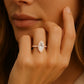 Verlobungsring Rosegold 585 mit Diamanten I DOLCE MARQUISE PAVE