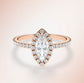Verlobungsring Rosegold 585 mit Diamanten I DOLCE MARQUISE PAVE
