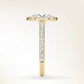 Verlobungsring Gelbgold 585 mit Diamanten I DOLCE OVAL PAVE