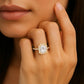 Verlobungsring Gelbgold 585 mit Diamanten I DOLCE RADIANT PAVE