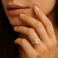 Verlobungsring Rosegold 585 mit Diamanten I DOLCE RADIANT PAVE