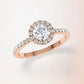 Verlobungsring Rosegold 585 mit Diamanten I DOLCE PAVE