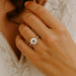 Verlobungsring Weißgold 585 mit Diamanten I DOLCE PAVE
