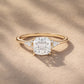 Verlobungsring Gelbgold 585 mit Diamanten I FIONA CUSHION