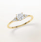 Verlobungsring Gelbgold 585 mit Diamanten I FIONA CUSHION