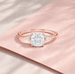 Verlobungsring Rosegold 585 mit Diamanten I FIONA CUSHION