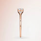 Verlobungsring Rosegold 585 mit Diamanten I FIONA CUSHION