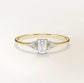 Verlobungsring Gelbgold 585 mit Diamanten I FIONA EMERALD
