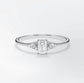 Verlobungsring Platin 950 mit Diamanten I FIONA EMERALD