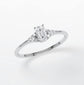 Verlobungsring Platin 950 mit Diamanten I FIONA EMERALD
