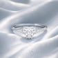 Verlobungsring Weißgold 585 mit Diamanten I FIONA HERZ