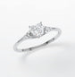 Verlobungsring Platin 950 mit Diamanten I FIONA HERZ