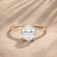 Verlobungsring Gelbgold 585 mit Diamanten I FIONA OVAL