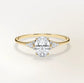 Verlobungsring Gelbgold 585 mit Diamanten I FIONA OVAL