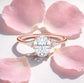Verlobungsring Rosegold 585 mit Diamanten I FIONA OVAL