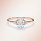 Verlobungsring Rosegold 585 mit Diamanten I FIONA OVAL