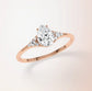 Verlobungsring Rosegold 585 mit Diamanten I FIONA TROPFEN