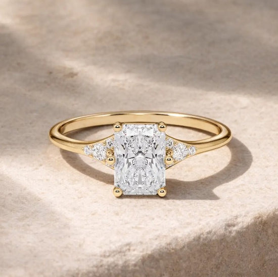 Verlobungsring Gelbgold 585 mit Diamanten I FIONA RADIANT