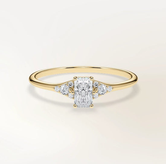 Verlobungsring Gelbgold 585 mit Diamanten I FIONA RADIANT