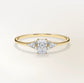 Verlobungsring Gelbgold 585 mit Diamanten I FIONA RADIANT