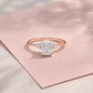 Verlobungsring Rosegold 585 mit Diamanten I FIONA RADIANT