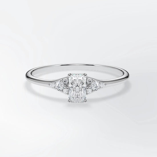 Verlobungsring Platin 950 mit Diamanten I FIONA RADIANT
