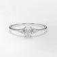Verlobungsring Platin 950 mit Diamanten I FIONA RADIANT