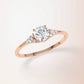 Verlobungsring Rosegold 585 mit Diamanten I FIONA
