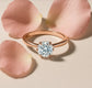 Verlobungsring Roségold 585 mit Diamant I FRIDRICH