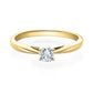 Verlobungsring Gelbgold 585 mit Diamant I HABITI