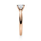 Verlobungsring Roségold 585 mit Diamant I HABITI