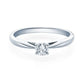 Verlobungsring HABITI Platin mit Diamant ab 0.30ct